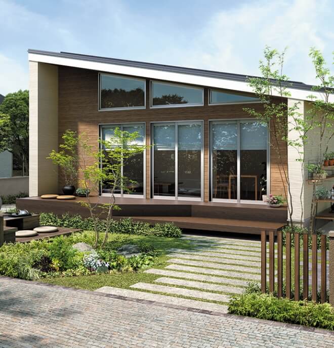 省エネの家の外観