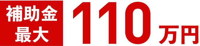 補助金最大110万円