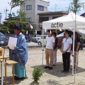 F様邸地鎮祭