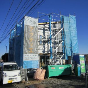 先日Ｋ邸の上棟式に参加しました