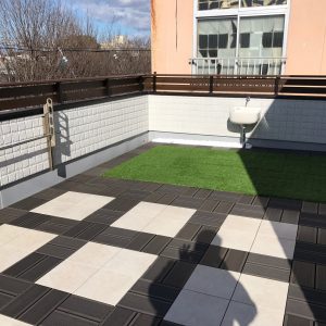 屋上庭園完成しました！