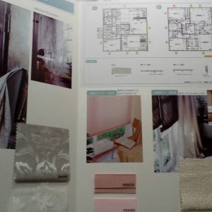 カーテン打合せ