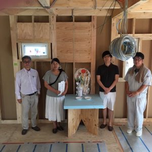 上棟式・配線立会い