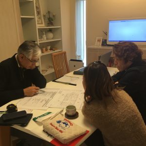 お打合せ風景をパシャリ