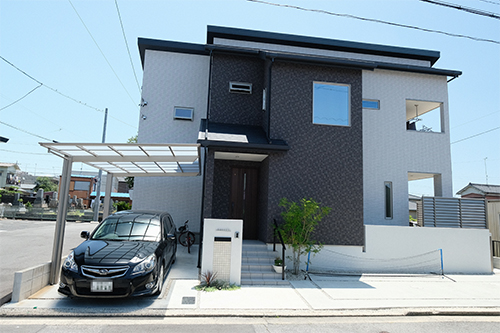 令和の新築外観はモダンスタイルでおしゃれに 愛知県の建築実例 東京 神奈川 愛知の注文住宅ならアクティエ