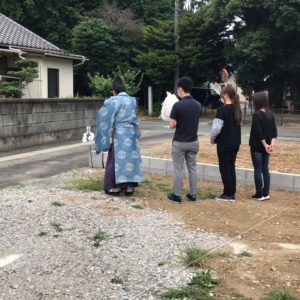 地鎮祭と上棟式🏘