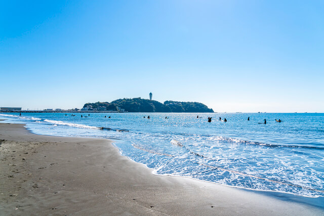 藤沢市の海