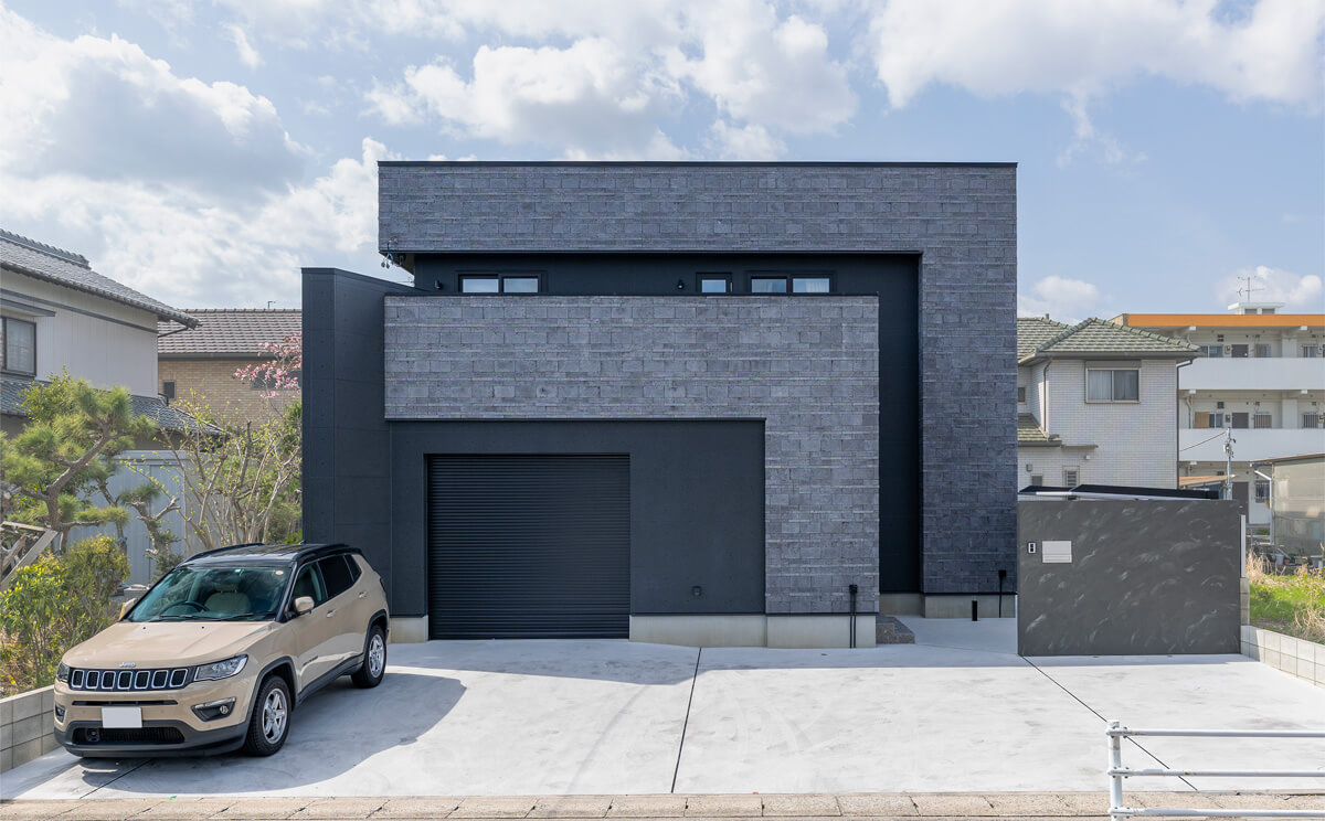 キューブ型の戸建て住宅