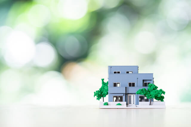 二世帯住宅の模型