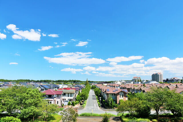 千葉県の住宅街