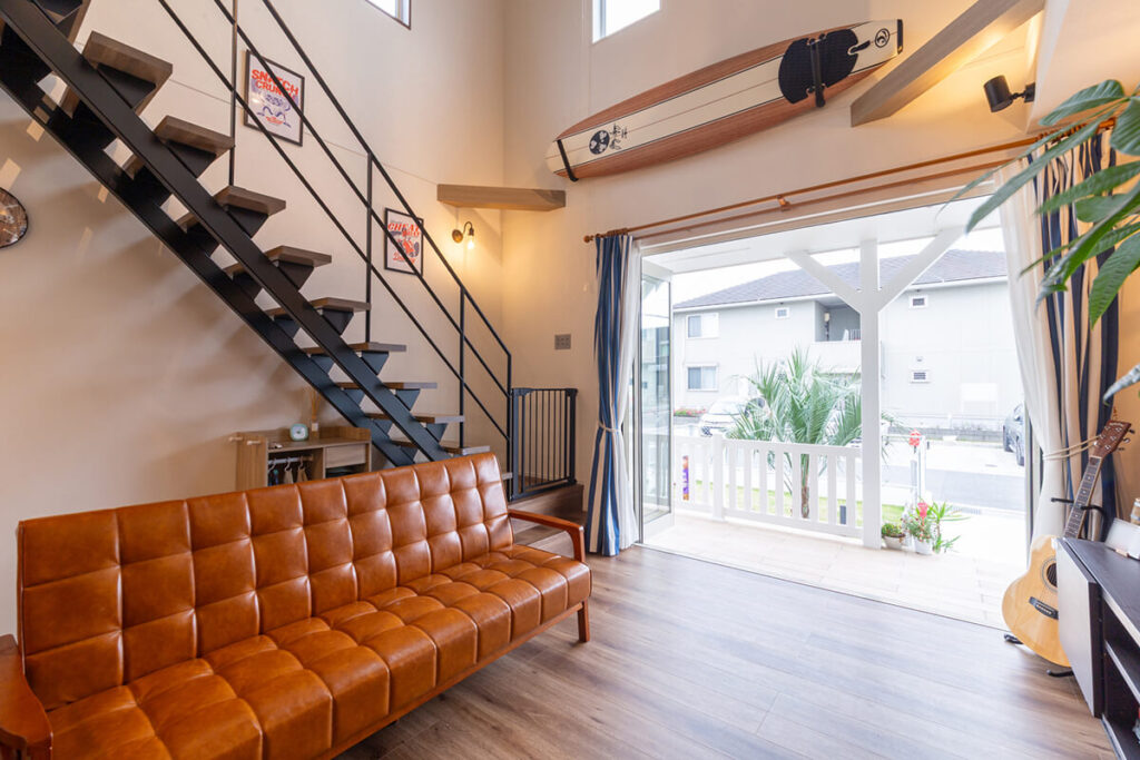 アメリカンハウスの内装