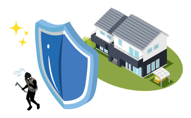 空き巣被害を防ぐ一軒家