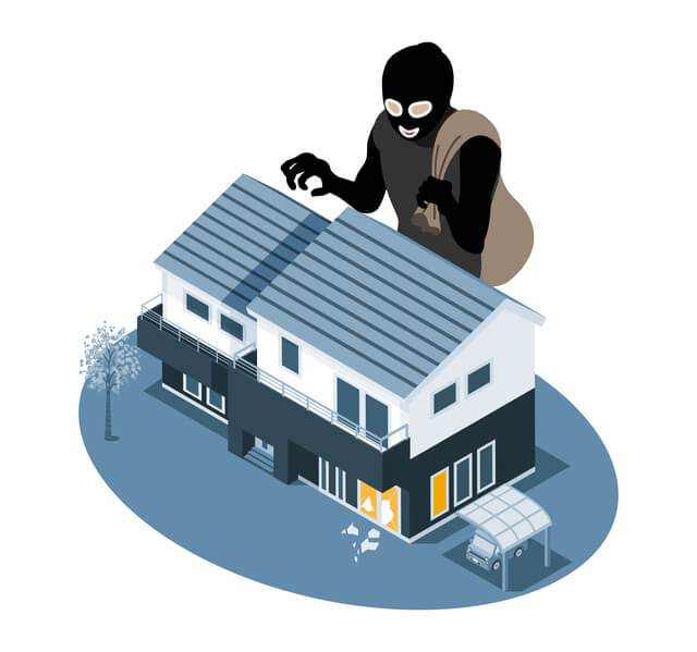 一軒家を狙う空き巣