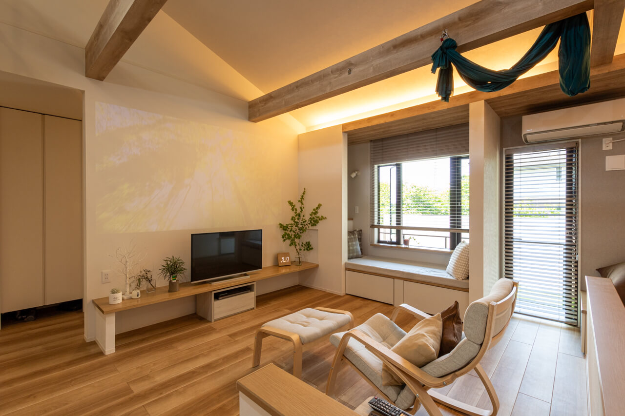 開放的なリビング