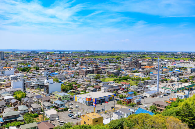 千葉県木更津市の街並み