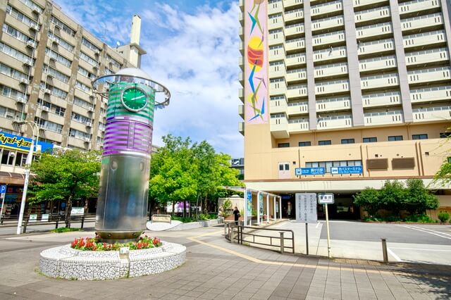 藤が丘駅前の風景